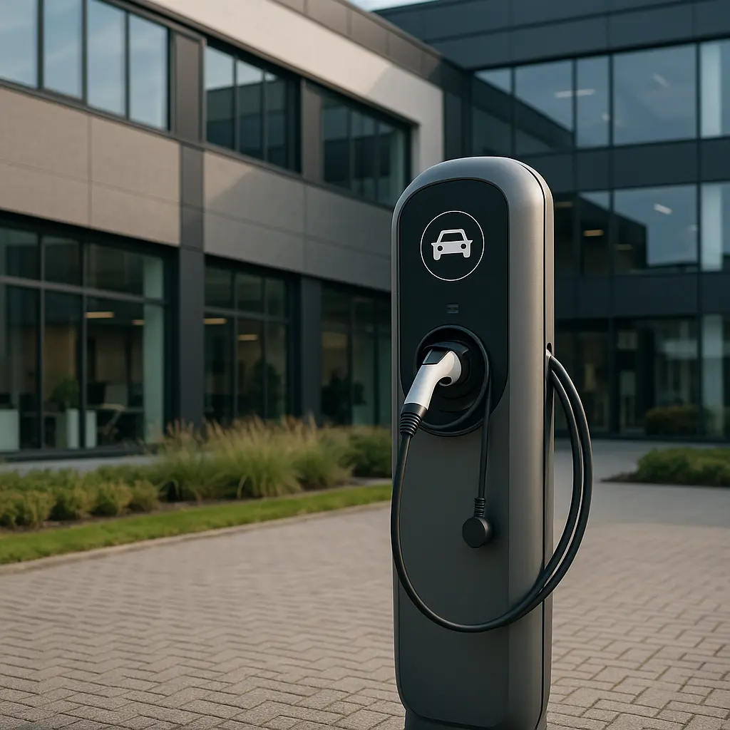 Laadpaal voor bedrijven met elektrische voertuigen